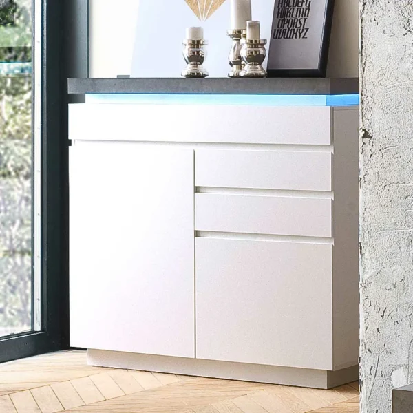 Kommode Rebelvo Mit Dimmbarer LED Beleuchtung 3
