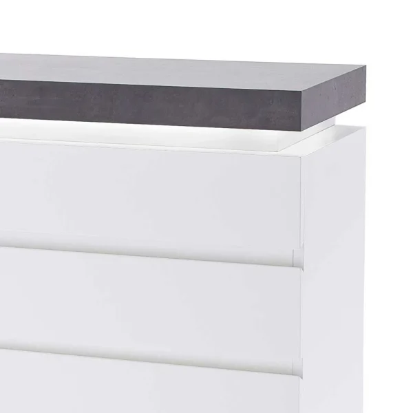 Kommode Rebelvo Mit Dimmbarer LED Beleuchtung 4