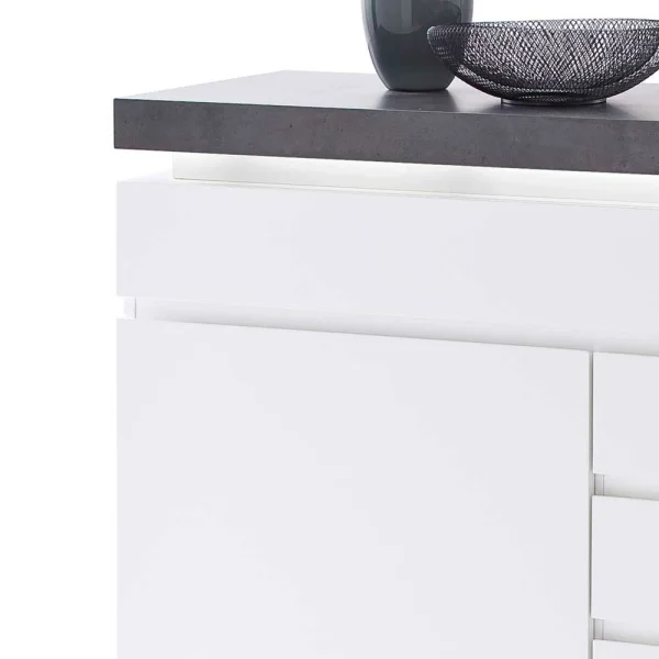 Kommode Rebelvo Mit Dimmbarer LED Beleuchtung 5