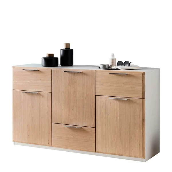 Kommode In Asteiche Bianco & Weiß – Rodicco 1