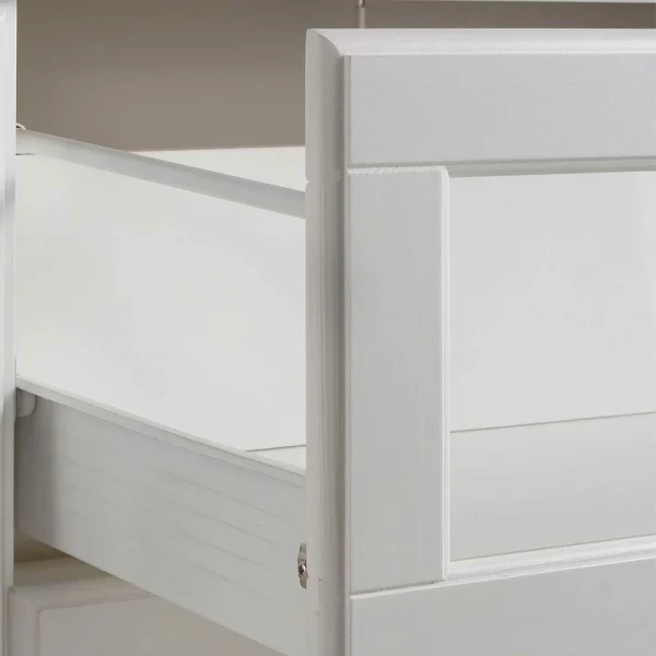 Kommode Mit Glas In Weiß & Honig – Brasivon 6