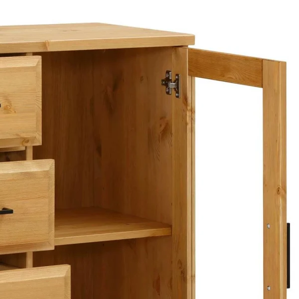 Kommode Mit Glastüren & 4 Schubladen – Ploiesti 7