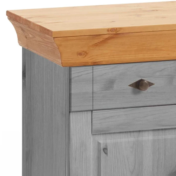 Landhaus Sideboard Cempino In Grau 7