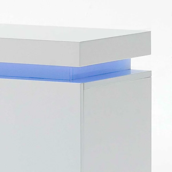 LED Sideboard Esino In Weiß Hochglanz 4