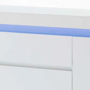 LED Sideboard Esino In Weiß Hochglanz 14