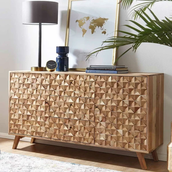 Markantes Design-Sideboard Aus Akazie – Seytran 3