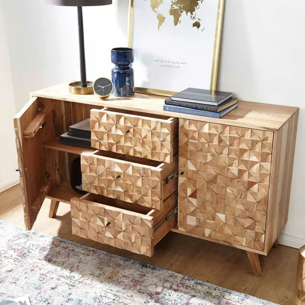 Markantes Design-Sideboard Aus Akazie – Seytran 4