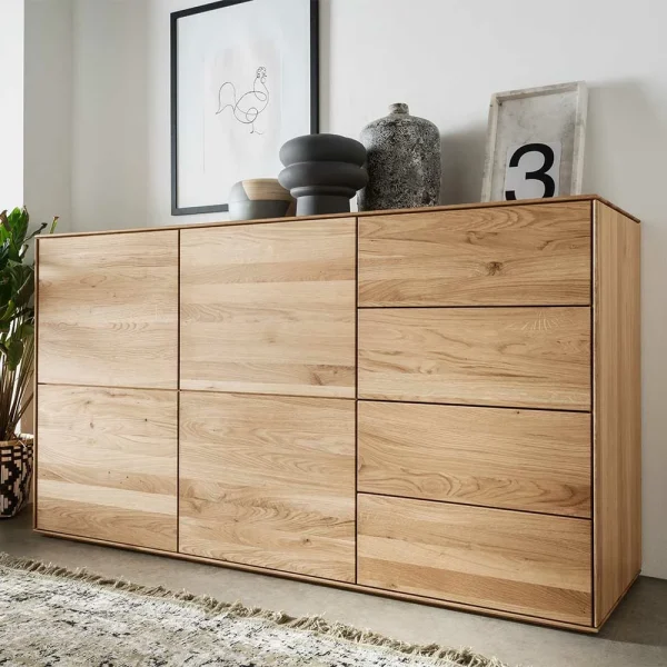 Massivholz Kommode Aus Geölter Wildeiche – Nuessa 3