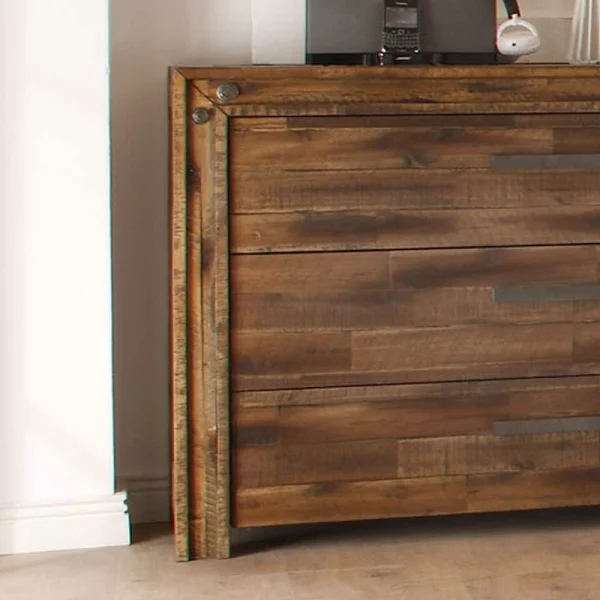 Massivholz Sideboard Locester In Braun 4
