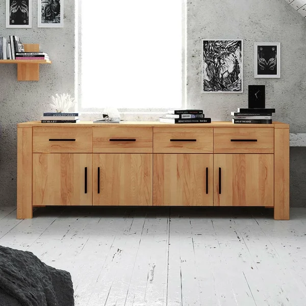 Massivholz Sideboard Mosniak Aus Kernbuche Geölt 3
