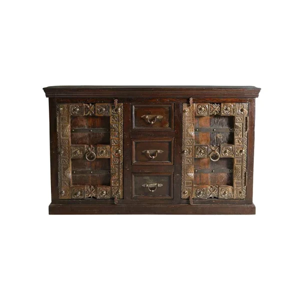 Massivholz Sideboard Solapura Aus Teak 4