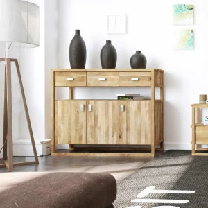 Massivholz Sideboard Anuala Aus Wildeiche Geölt 6
