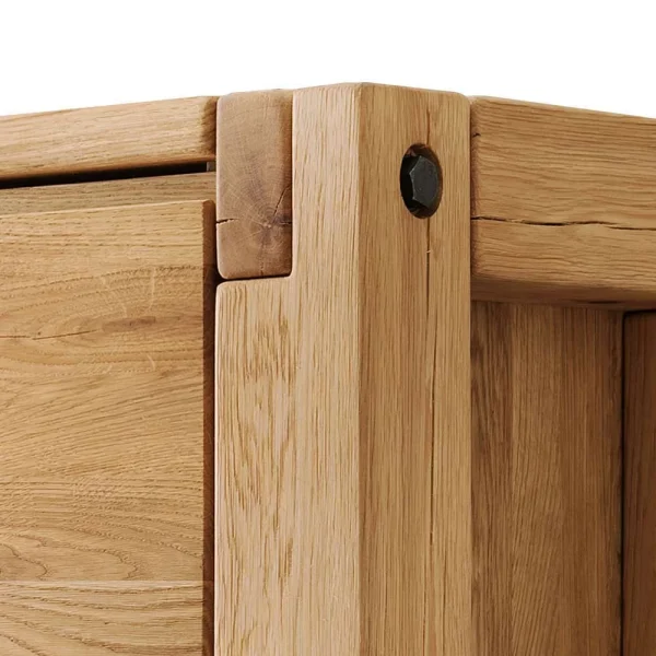 Massivholzkommode Aus Wildeiche Yarisis Mit Push-to-Open 4