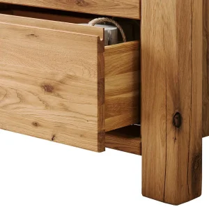 Massivholzkommode Aus Wildeiche Yarisis Mit Push-to-Open 18