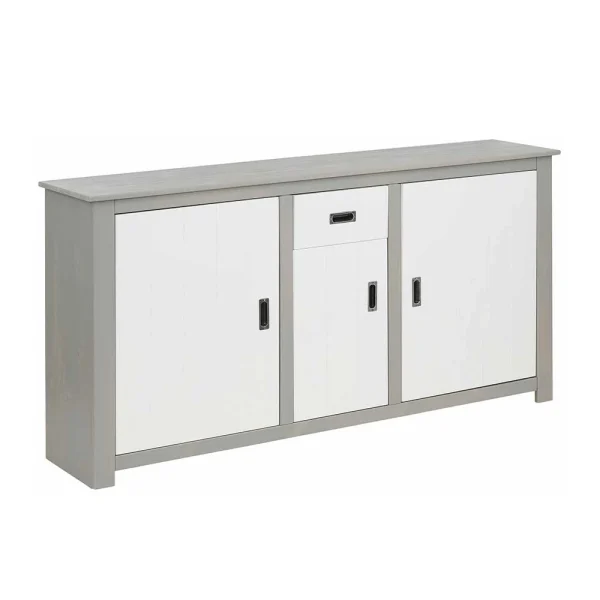 Moderne Esszimmer Kommode In Weiß & Grau – Lurgeno 3