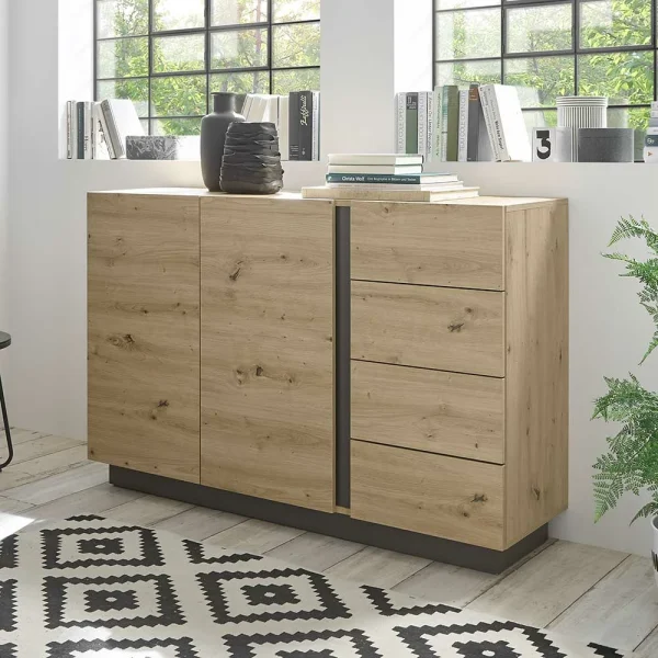 Moderne Kombi-Kommode 138 Cm Breit – Lairian 3