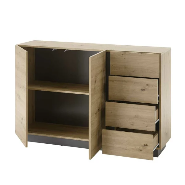 Moderne Kombi-Kommode 138 Cm Breit – Lairian 5