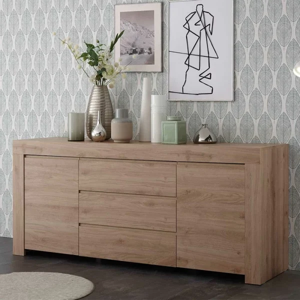 Modernes Sideboard In Holznachbildung Eiche – Karika I 3