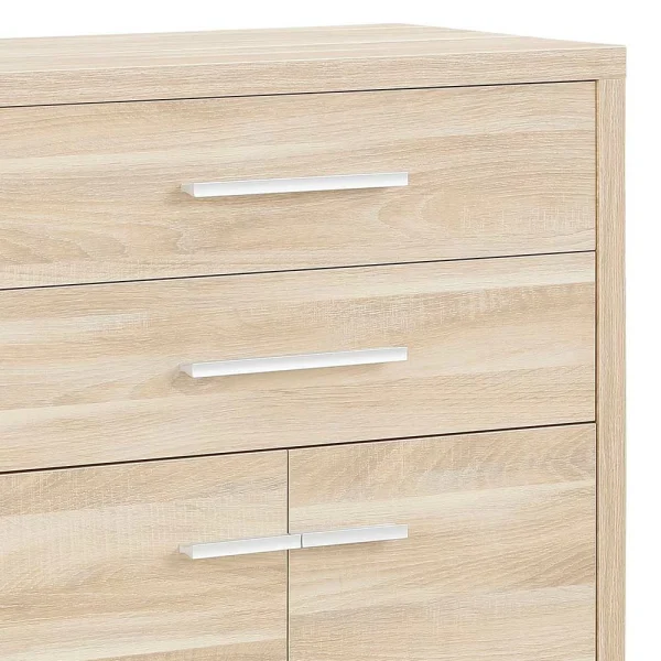 Niedriger Bürorschrank Für Ordner In Eiche – Xedno 5