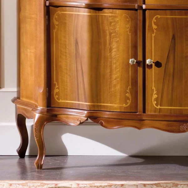 Nussbaumfarbenes Sideboard Dentro Im Barock Design 5