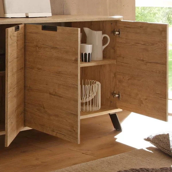 Retro Sideboard Rodonda In Eiche 6