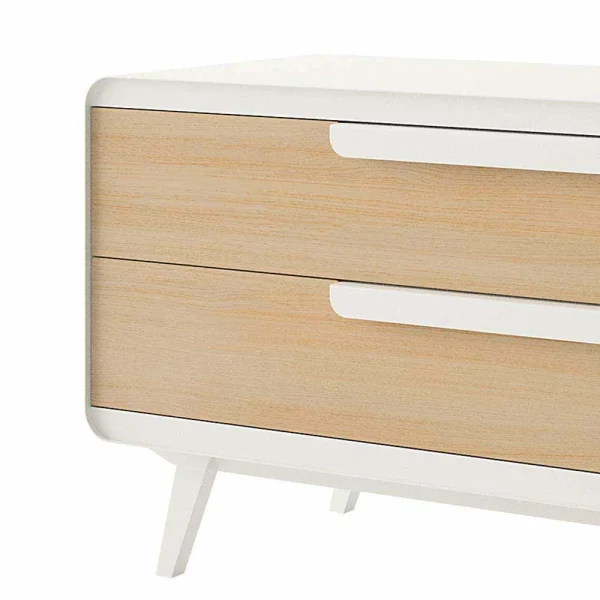 Retro Stahl Kommode In Weiß – Truridia 5