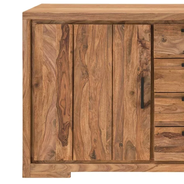 Rustikales Sheesham Sideboard 2-türig – Asmadova 4