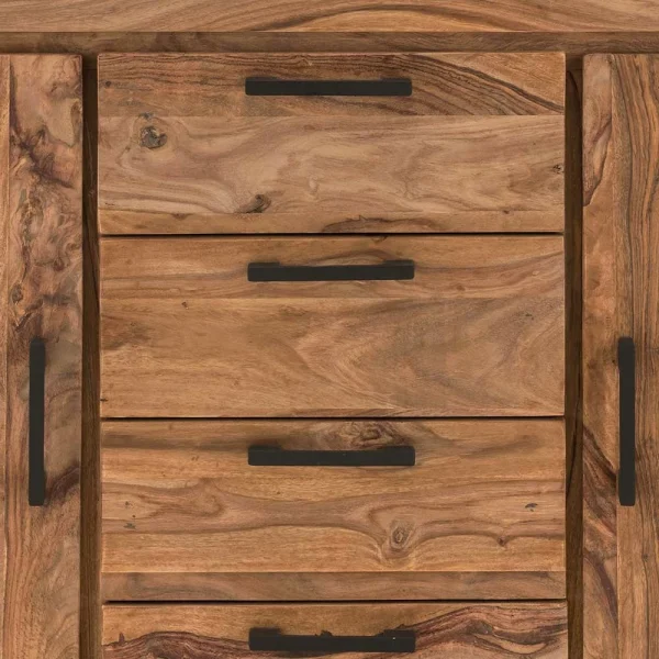 Rustikales Sheesham Sideboard 2-türig – Asmadova 5