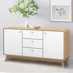 Scandi Kombikommode In Weiß & Natur – Jendren 7