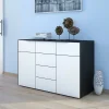 Schlafzimmer Sideboard Riusa In Schwarz Weiß 14