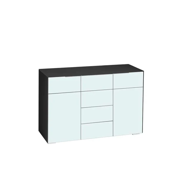 Schlafzimmer Sideboard Riusa In Schwarz Weiß 6