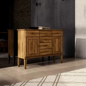 Schlafzimmer Sideboard Masdamos Aus Wildeiche Massivholz 10