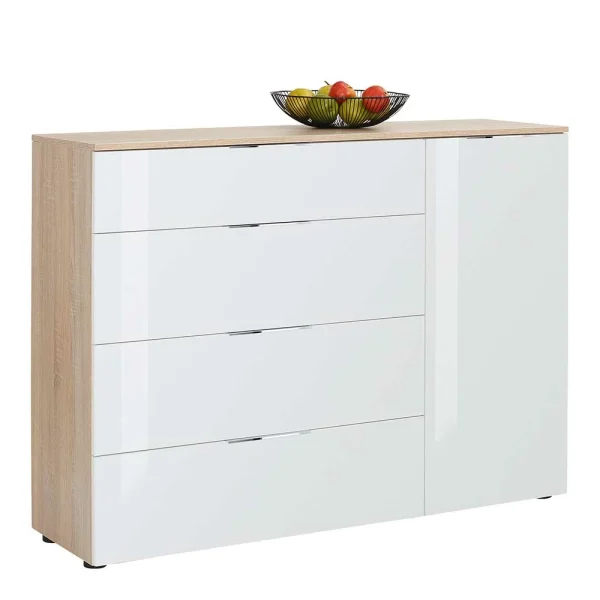 Schlicht-moderne Kombi-Kommode 136x100x40cm – Ildanov 3