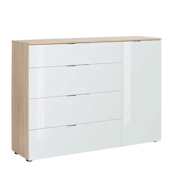 Schlicht-moderne Kombi-Kommode 136x100x40cm – Ildanov 1