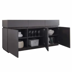 Schönes Sideboard In Anthrazit Wenge – Zialko 11