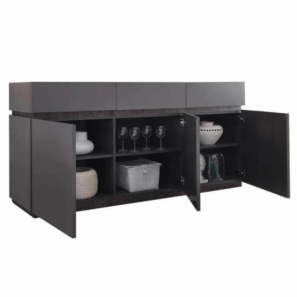 Schönes Sideboard In Anthrazit Wenge – Zialko 4