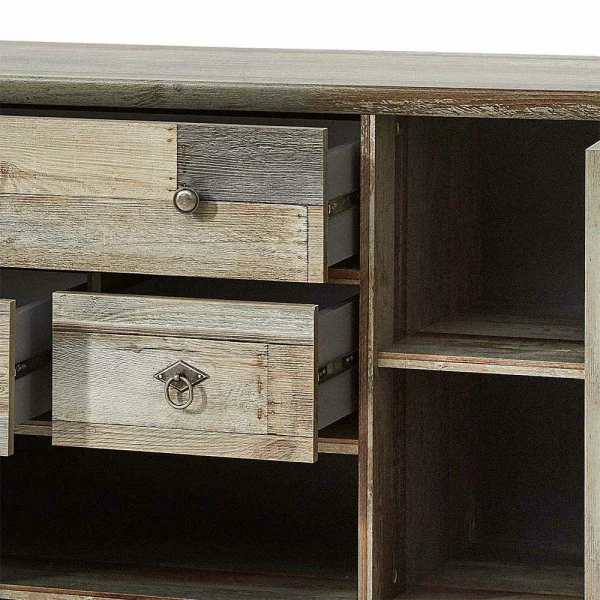 Shabby Sideboard Curacon In Grau Treibholz Dekor 6