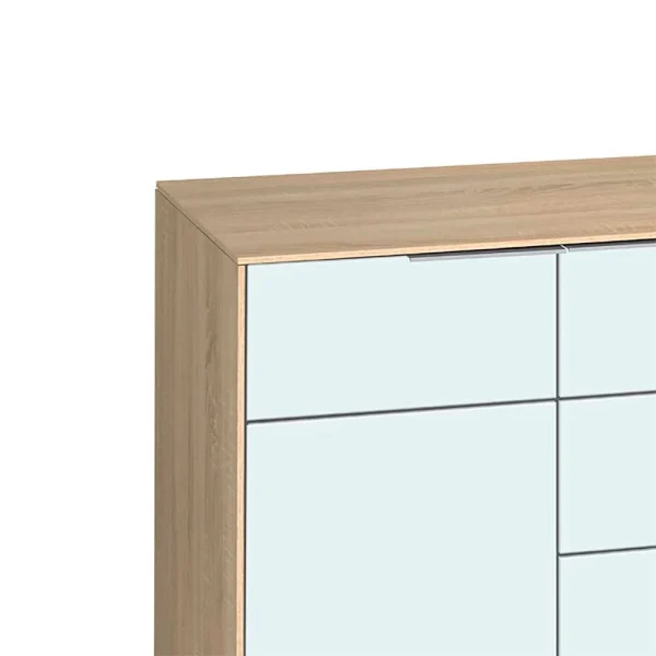 Sideboard Lilano In Eiche Sonoma Weiß 4