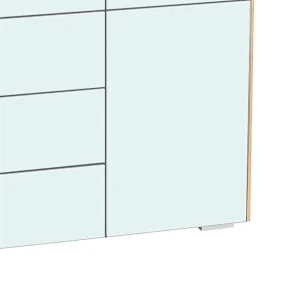 Sideboard Lilano In Eiche Sonoma Weiß 15