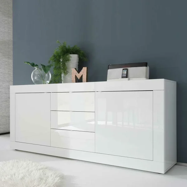 Sideboard Sogno In Hochglanz Weiß 3