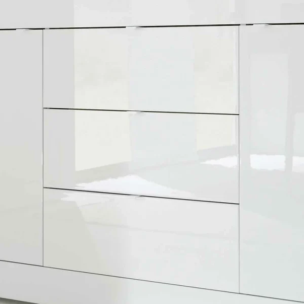 Sideboard Sogno In Hochglanz Weiß 4