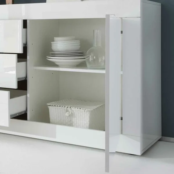 Sideboard Sogno In Hochglanz Weiß 6