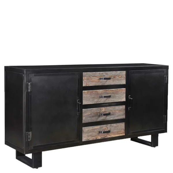 Sideboard Im Factory Design In Schwarz – Vebugran 1