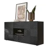 Sideboard In Anthrazit Glänzend Lackiert – Ipatal I 17
