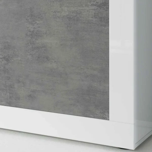 Sideboard In Betonoptik & Weiß HG – Narandu 5