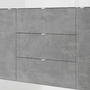 Sideboard In Betonoptik & Weiß HG – Narandu 16