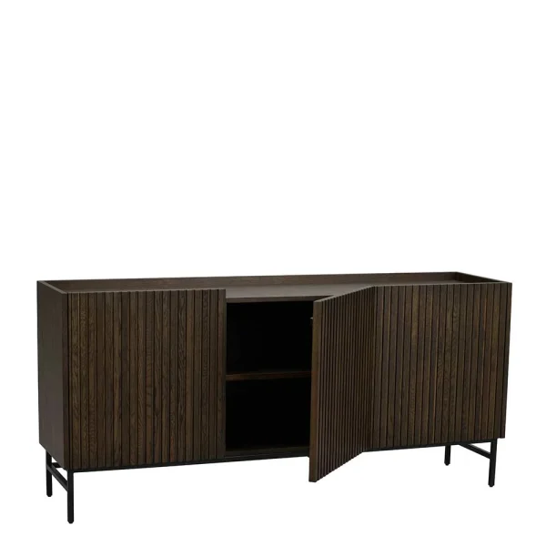 Sideboard In Eiche Dunkelbraun Furnier – Rubrin 6