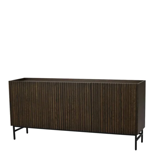 Sideboard In Eiche Dunkelbraun Furnier – Rubrin 1