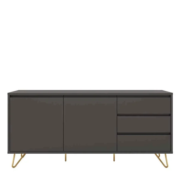 Sideboard In Grau & Gold – Tajibo 3