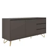 Sideboard In Grau & Gold – Tajibo 14
